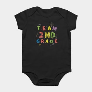 Team 2st Grade First Day of School Baby Bodysuit